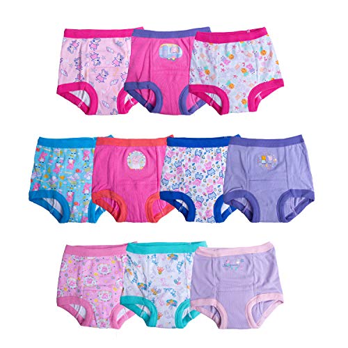 Peppa Pig unisex baby Potty Pants Multipack and Toddler Control Briefs Training Underwear, Peppagtraining10pk, 3T US