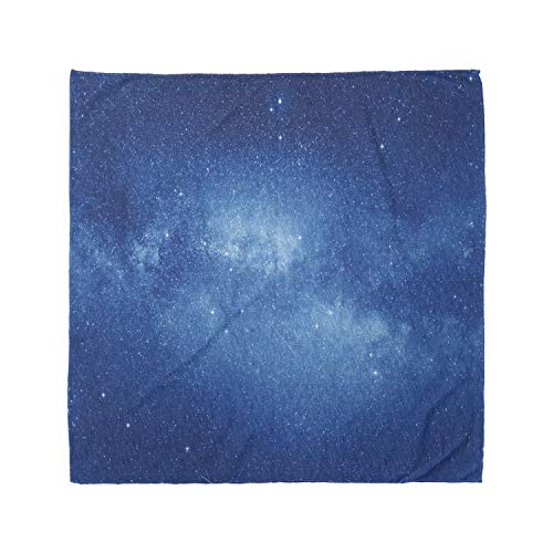 Lunarable Unisex Bandana, Star Idyllic Constellations Space, Blue
