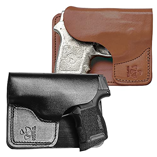 Talon Holster Compatible with Sig Sauer P-238 Concealed Carry Wallet (Black, Right Hand)