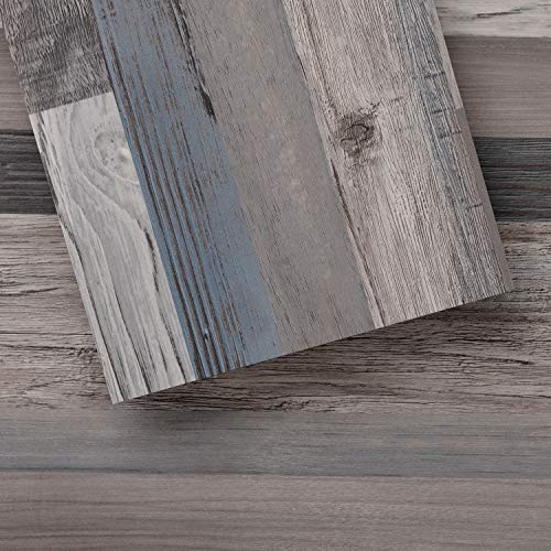 LUCiDA SURFACES Luxury Vinyl Flooring Tiles-Peel and Stick Floor Tile for DIY Installation-Sample Wood-Look Plank-Quilt-Basecore-6 inch x 12 inch