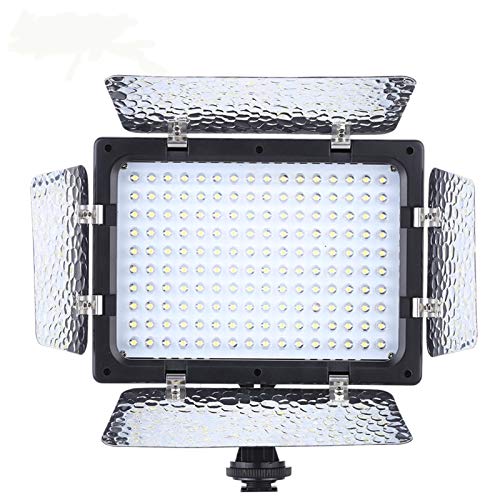 Andoer W160 Camera Light, 6000K 160 LEDs Lume Cube Video Lighting Photography Light Lamp Panel for DSLR Camera DV Camcorder