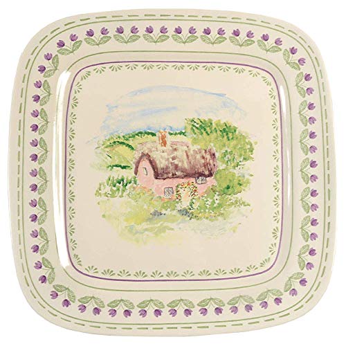 Pfaltzgraff Circle of Kindness The Green Fields of Home 16-Inch Square Serve Platter