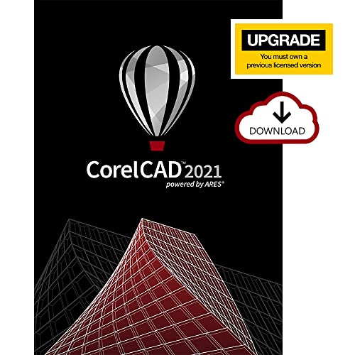 [Old Version] CorelCAD 2021 Upgrade | CAD Software | 2D Drafting, 3D Design & 3D Printing [Mac Download]