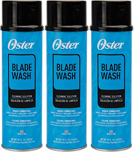 (3 Pack) Oster Blade Wash Liquid Blade Dip, 18-Ounces