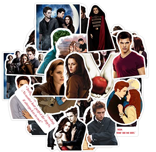 20 Pcs Stickers Pack Twilight Aesthetic Vinyl Colorful Waterproof for Luggage Water Bottle Laptop Bumper Car Bike Guitar Skateboard