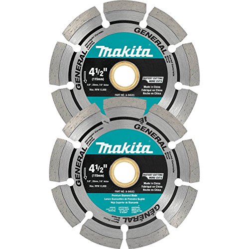 Makita A-97623 4-1/2' Diamond Blade, Segmented, General Purpose, 2/pk