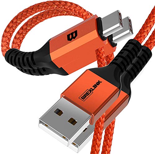 BrexLink USB C Cable, Type C Charger USB 3A Charging Cable Fast Charge for Samsung Galaxy S22 Plus Ultra S21 S22 Plus, Moto G7 G8, Other USB Type c Charger