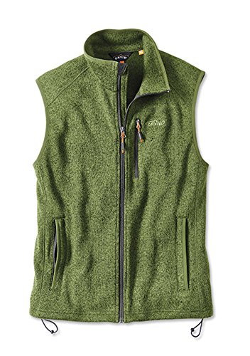 Orvis Mens Sweater Fleece Vest (2XL, Green)