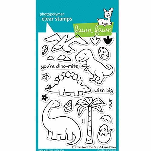 Lawn Fawn Clear Stamps - Critters From The Past (LF602)