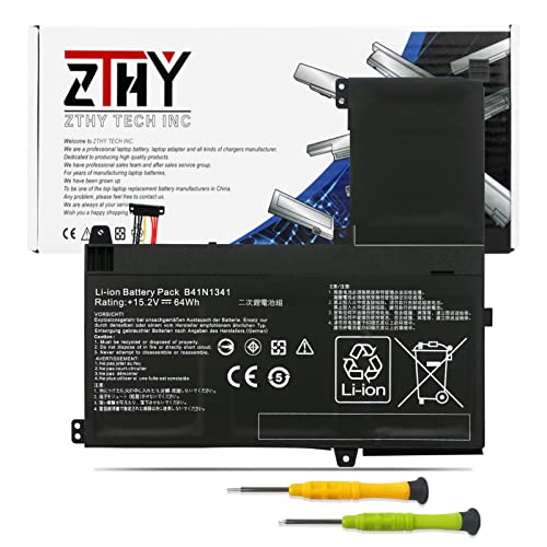ZTHY B41N1341 Laptop Battery Replacement for ASUS Q502L Q502LA Q502LA-BBI5T12 Q502LA-BBI5T14 Q502LA-BBI5T15 Q502LA-BSI5T14 Series Notebook 0B200-00960000 15.2V 64Wh 4110mAh