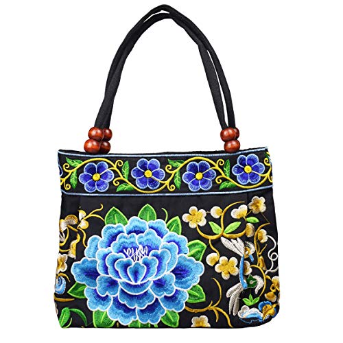 Women's Unique Vintage Hobo Tote Bags Embroidered Shoulder Handbags bags for lady