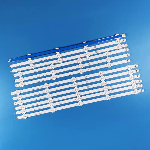 PANMILED 12 PCS LED Backlight Strips for LG 47' TV 47LN5200 47LA6200 47LN5700 47LN575S 47LA615V 47LN5400 47LA620V 47LA621S 47LA621V 47LN5707 47LN5708-ZA 47LN570R-ZA 47LA620S 6916L-1174A 6916L-1175A