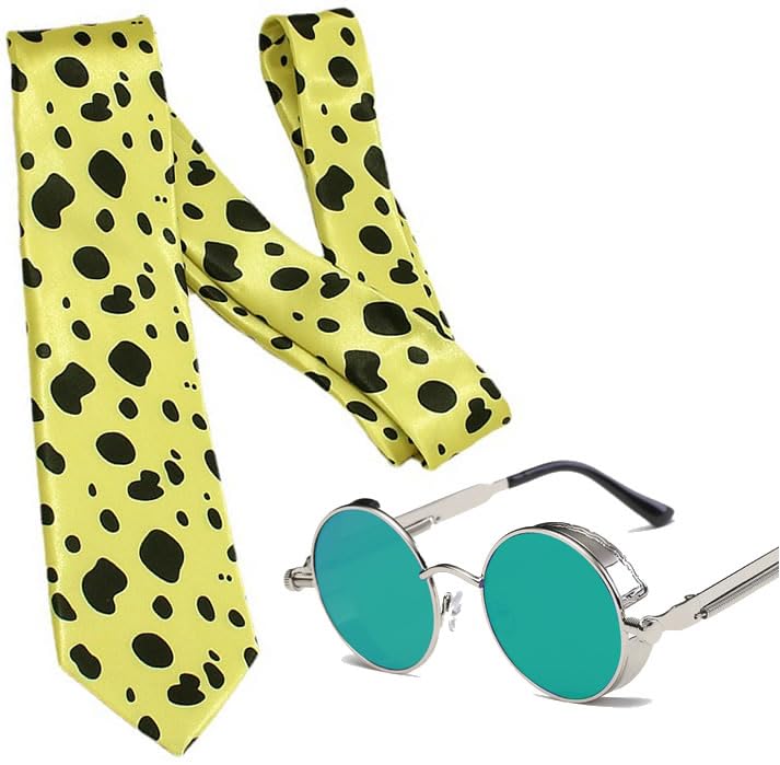 XNCOSER Kento Nanami Cosplay Glasses,Anime Nanami Kento Cosplay Tie Cosplay Costume (01)