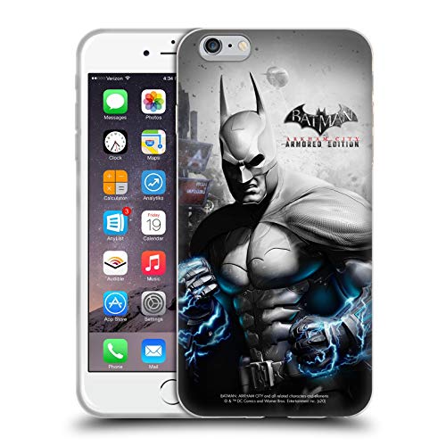 Head Case Designs Officially Licensed Batman Arkham City Armored Edition Key Art Soft Gel Case Compatible with Apple iPhone 6 Plus/iPhone 6s Plus