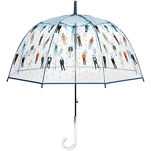 Raining Men Clear Bubble Dome Umbrella - Perfect White Elephant Gift, or Birthday Gift