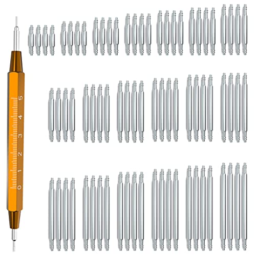 Wellfit Spring Bar Tool with 76pcs Heavy Duty Stainless Steel Watch Band Pins