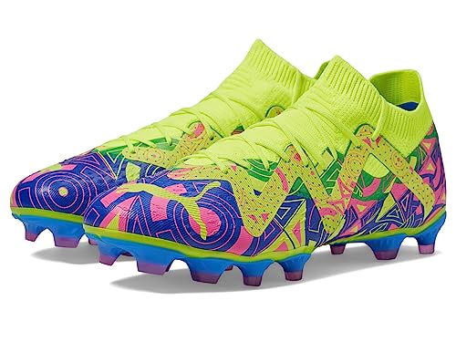 PUMA Future Match Energy Firm Ground/Artificial Ground Ultra Blue/Yellow Alert/Luminous Pink 9.5 D (M)
