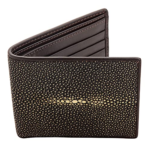RayWallet Brown Polished Stingray Wallet
