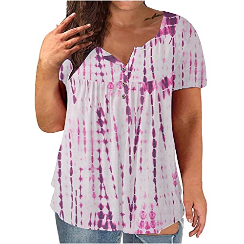 My Orders Lightning Deals of Today Printed Tunics for Women Floral Crewneck Tunics Graphic Summer Fashion Summer Shirt Womens Shirts Under 10 Dollars My Recent Orders Placed by Me Hot Pink