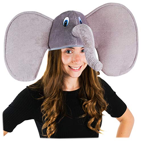 Funny Party Hats Elephant Hat - Elephant Trunk Hat - Elephant Costume - Animal Costume Hats
