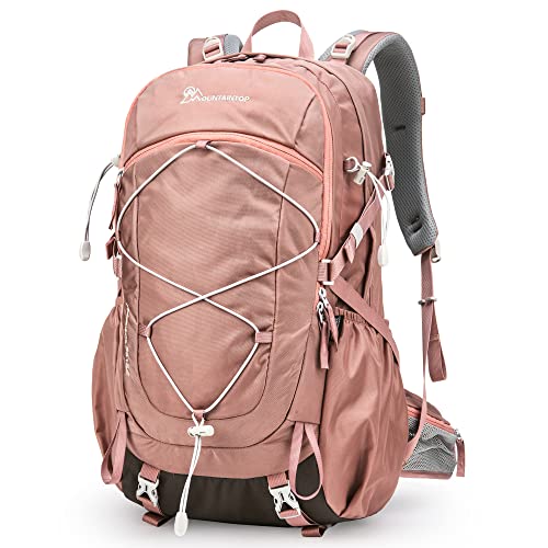 MOUNTAINTOP 40L Hiking Backpack for Women Outdoor Backpack with Rain Cover for Camping,Cycling and Traveling
