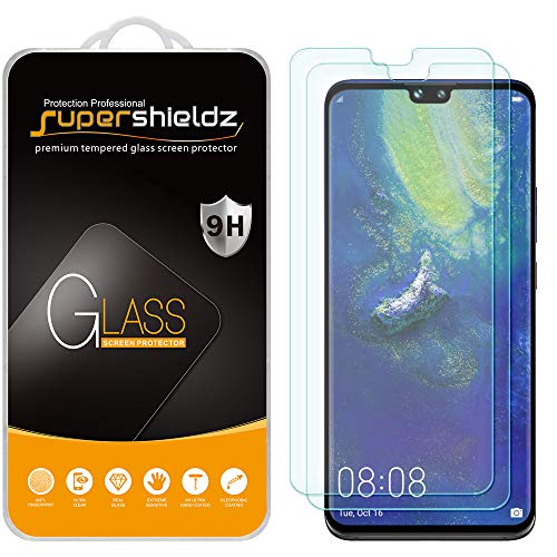 Supershieldz (2 Pack) Designed for Huawei Mate 30 Tempered Glass Screen Protector, Anti Scratch, Bubble Free