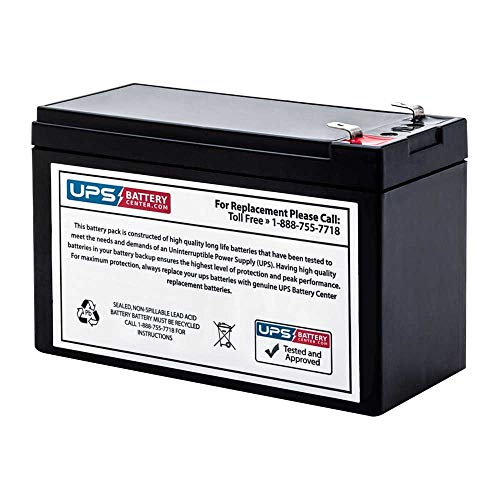UPSBatteryCenter Compatible Battery RBC110 for BE550R - APC Back-UPS ES 550VA (Plug & Play)