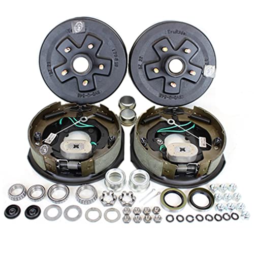 Southwest Wheel 3,500 lbs. Trailer Axle Self Adjusting Electric Brake Kit 5-4.5' Bolt Circle