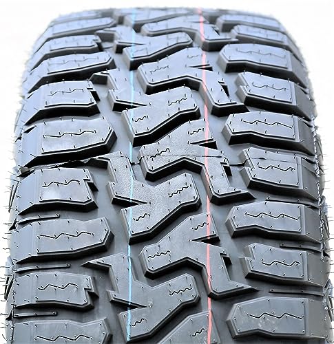 Haida HD878 R/T All-Terrain Mud Off-Road Light Truck Radial Tire-35X12.50R22 35X12.50X22 35X12.50-22 117Q Load Range E LRE 10-Ply BSW Black Side Wall