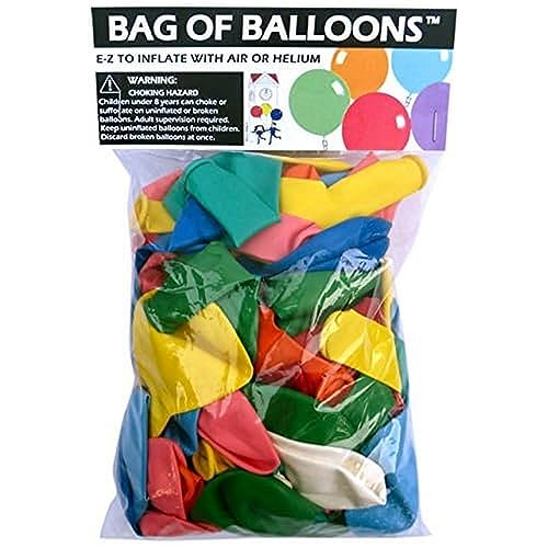 Bag of Balloons - 72 ct. Assorted Color Latex Balloons