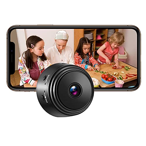 ELEFOCUS 2024 Upgraded Mini Camera - Small Spy Cameras Hidden Wireless,WiFi Nanny Cam for Home Office Security,APP Control with Motion Detection Night Vision