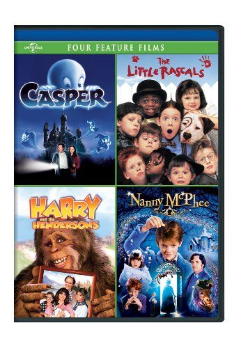 Casper / The Little Rascals / Harry and the Hendersons / Nanny McPhee Four Feature Films [DVD]