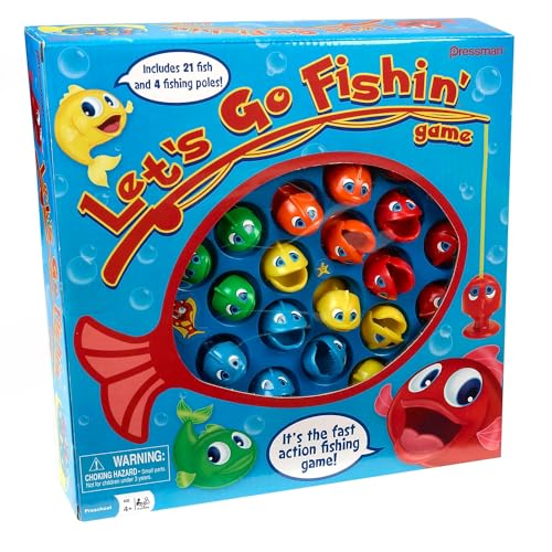 Amazon Exclusive Bonus Edition Let's Go Fishin' - Includes Lucky Ducks Make-A-Match Game!