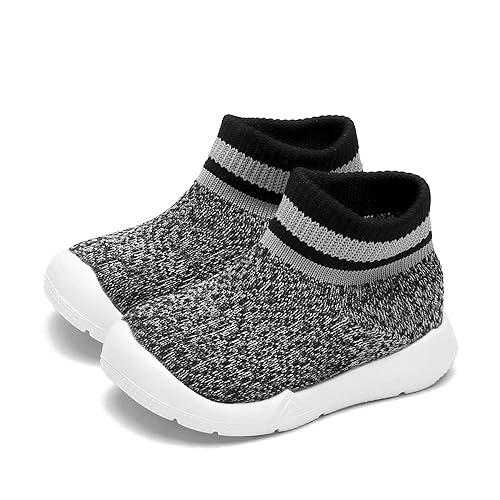 Engtoy Baby Sock Shoes Baby Walking Shoes Infant Non-Slip Breathable Slippers with Soft Rubber Sole Baby Boys Girls Slip On Sneakers Multi