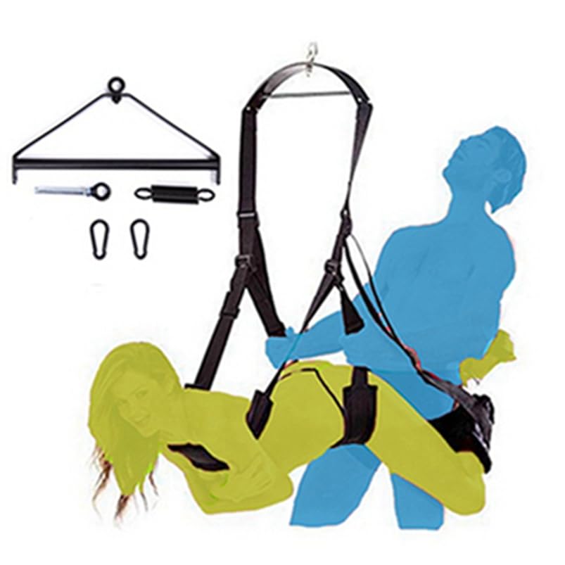Sex Ciling Swing Adult Couples Sex Ceiling Swing Suspension Kit Heavy Duty Adult Swing Stand Seat Set Indoor Sex Toys 360 Degree Spinning Swivel Sex Swings Heavy Duty from Ceiling Hangers Hoodies