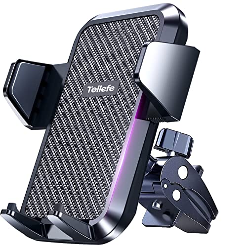 TOLLEFE Car Phone Holder, [Thick Cases Friendly] Car Phone Holder Mount, Hands-Free Phone Mount for Car Fit for iPhone for Samsung and Smartphone