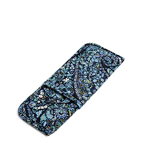 Vera Bradley Women's Cotton Heat Resistant Curling & Flat Iron Holder, Dreamer Paisley - Recycled Cotton, One Size