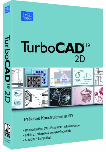 TurboCAD V 19 2D, 1 CD-ROM