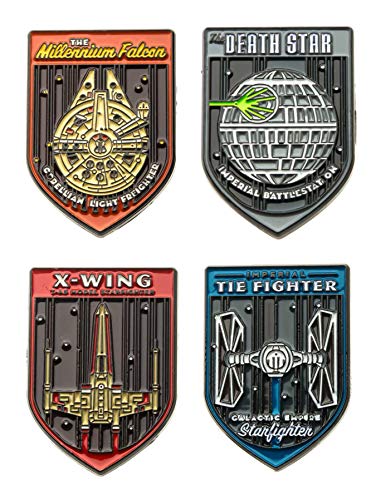Star Wars Spaceships Enamel Pins | Set of 4