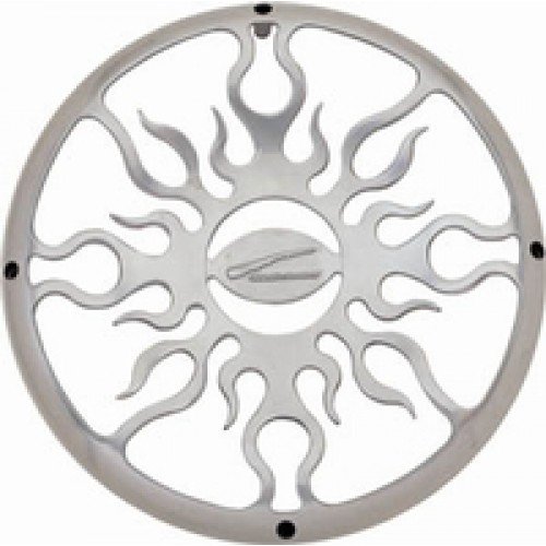 Audiobahn AFG15, Flame Grill 15inch polished aluminum, Contents: 1 piece