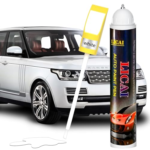 Mann Filter Touch Up Paint for Cars, White Car Paint Scratch Remover Pen, Two-In-One Car Touch Up Fill Paint, Quick & Easy Solution to Repair Minor Automotive Scratches Touch Up Paint Pen 0.4 fl oz