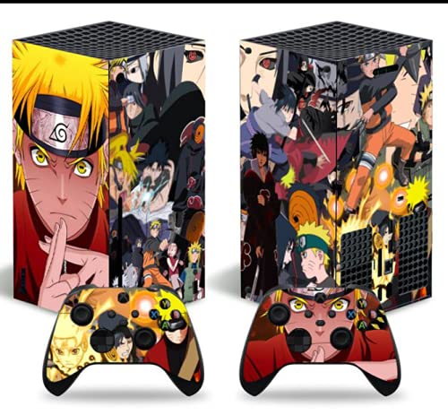 The Console Wrap Xbox Series X Console Skin and Xbox Series X Controller Skins Set, Xbox Series X Skin Wrap Decal Sticker, Anime Decal Kit