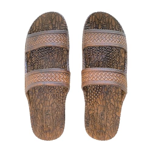 J-Slips Hawaiian Jesus Sandals in 4 Cool Colors Women's and Big Men's (E)US Women 9 / Men 7.5, Coconut