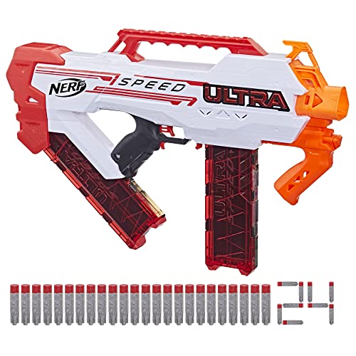 NERF Ultra Speed Fully Motorized Blaster, Fastest Firing Ultra Blaster, 24 AccuStrike Ultra Darts, Uses Only Ultra Darts