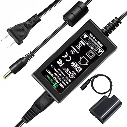 Gonine DMW DCC12 Camera Power Supply GH5 GH4 Dummy Battery for Panasonic Lumix DC-G9 DMC-GH3 GH3K GH4K GH3H GH4H G9 G9L G9K, AC8 AC10 AC Adapter Charger Kit.