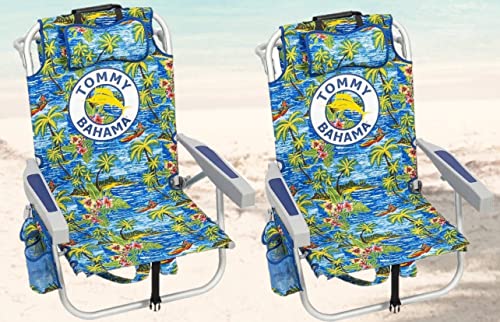 Tommy Bahama Backpack Beach Chair 2 Pack (Palm Beaches)