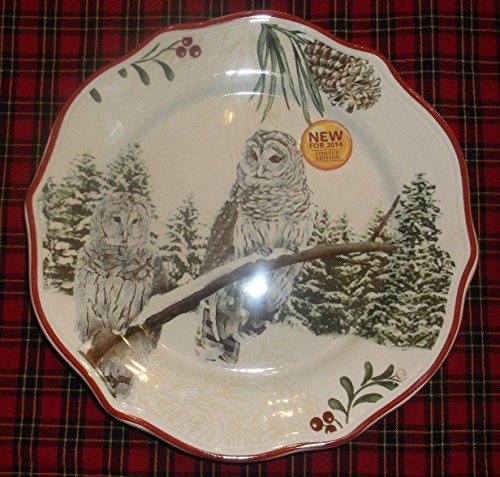 Better Homes & Gardens Christmas Owl Salad Plate