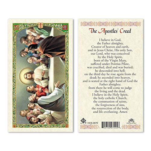 The Apostles' Creed Laminated Prayer Cards - Pack of 25-