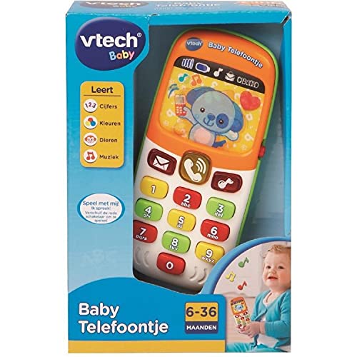VTech 80-138123 Baby Telephone (In Dutch), Unisex Child