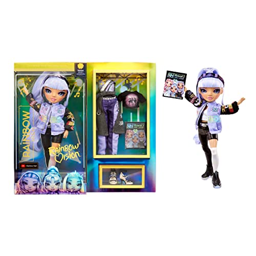 Rainbow High Rainbow Vision Royal Three K-Pop- Tessa Park Posable Fashion Doll w/2 Designer Outfits to Mix & Match w/Microphone Headset & Band Merch, Great Toy Gifts Kids 6-12 Years Old & Collectors